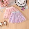 Girls' Half Length Skirt Summer New Style Skirt Little Girl Baby Pleated Short Skirt Sunflower Four Season Half Length Skirt