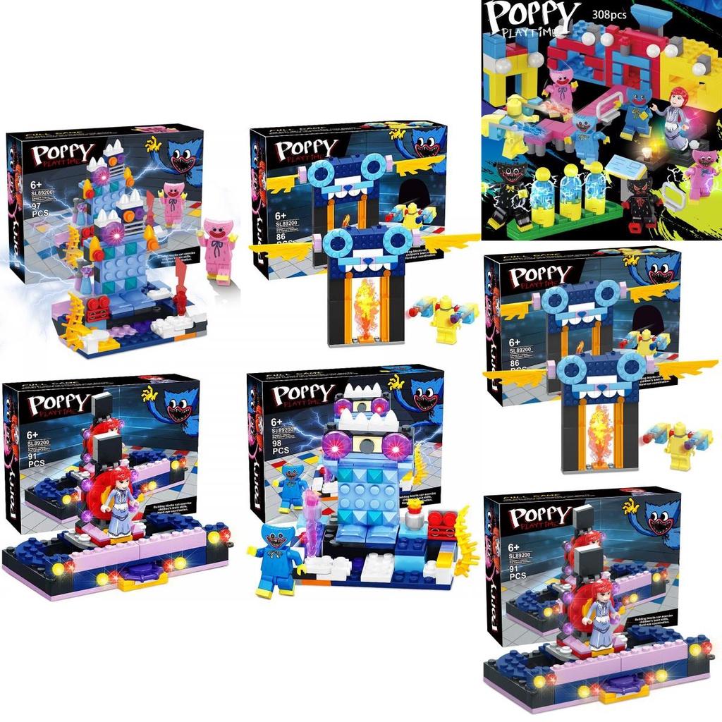 Poppy Playtime Building Set 4-in-1 8-in-1 Huggy Wuggy Blocks Puzzle Game For Kids