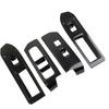 Carbon Fiber Style Interior Door Window Lift Switch Panel Cover Trims Accessoriess for 2024-2025 Toyota Tacoma