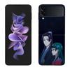 The Apothecary Diaries Phone Case For Samsung Galaxy Z Flip 6 4 3 5G Funda Black Coque Hard Z Flip 7 Cover Z Flip 5 Capa Fashio