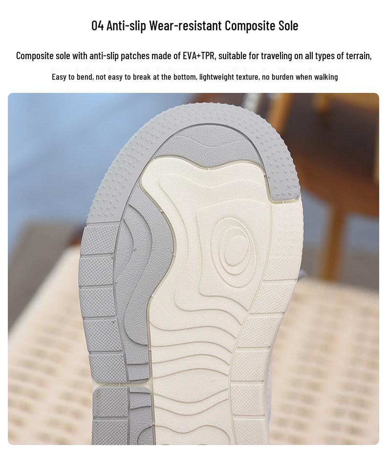 Children's Versatile Velcro Skate Shoes - Soft Sole, Fashionable, for Boys & Girls, White, Spring/Autumn 2026