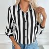 Camicia da Donna in Lino Casual Bottoni Manica Lunga Top da Donna Camicia di Jeans da Donna Adatta per Top da Donna Taglia 14