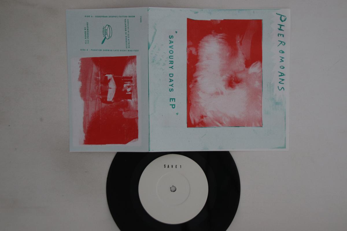 

7inch Record PHEROMOANS - Savoury Days EP SAVE1 SAVOURY DAYS 2009 UK Rock Used