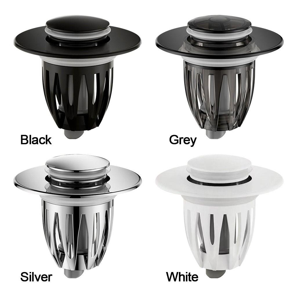Copper Core Floor Drain Filter Mesh Hair Trap Sealing Cover Washbasin Bounce Core Multifunctional Anti-clog Sink Strainer Plugs