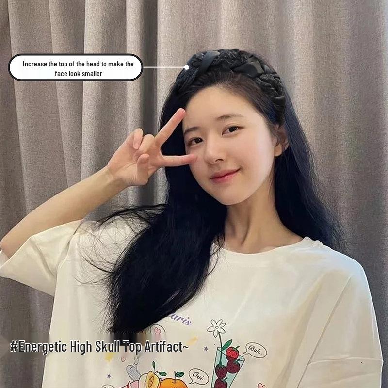 2022 Trendiges Organza & Spitze Kette Geflochtenes Stirnband Haarspange