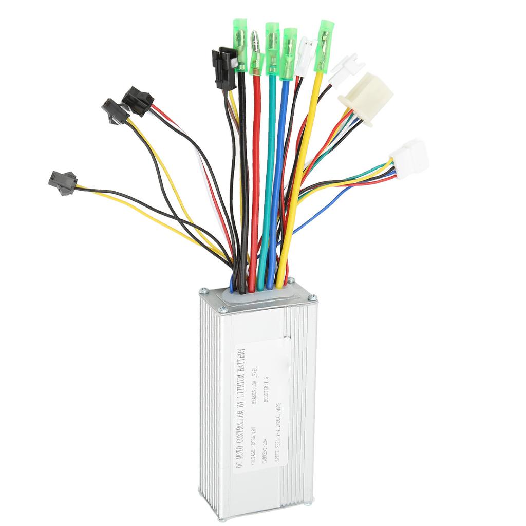 Electric Cycle Brushless Square Wave Controller with Lamp Wire for 36V 48V 500W Motors Modified