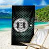 Cori-tiba Football Club Crest Printed Beach Towel, Super Soft Microfiber, Perfect Gift Birthday, for Pool, Beach, Travel, for Family and Friends