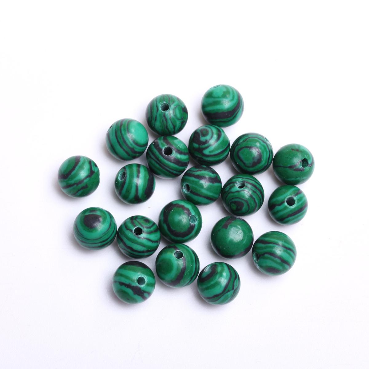

40-20 шт. 4/6/8/10 мм драгоценный камень Павлин зеленый малахитовый камень натуральный камень круглые свободные бусины для изготовления ювелирных изделий DIY бусины аксессуары 8mm 20Pcs