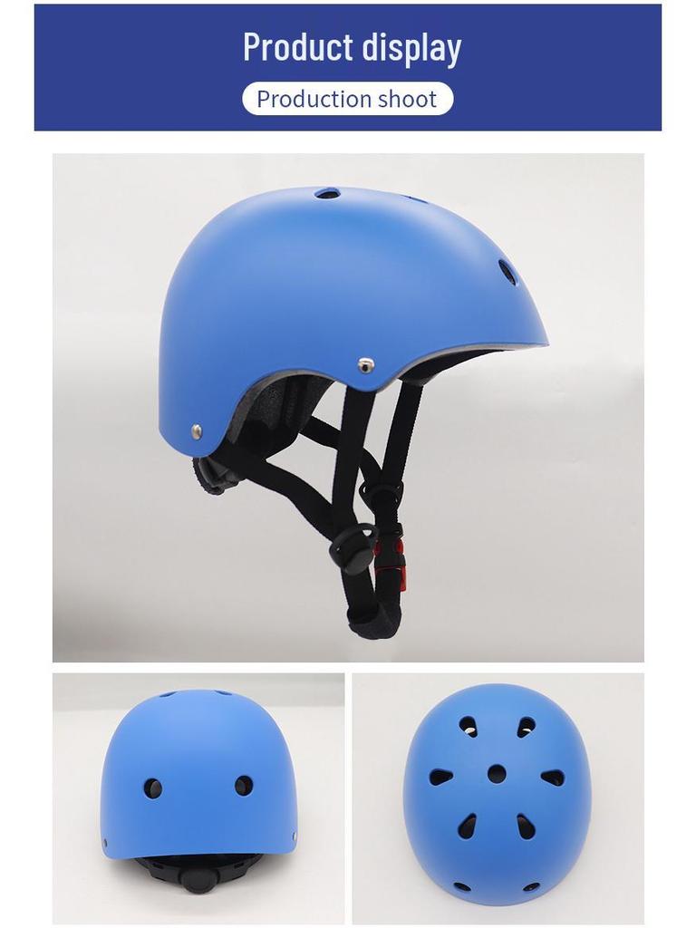 Skyddsutrustningsset för rullskridskoåkning för barn - 7 delar Hjälm & Skydd