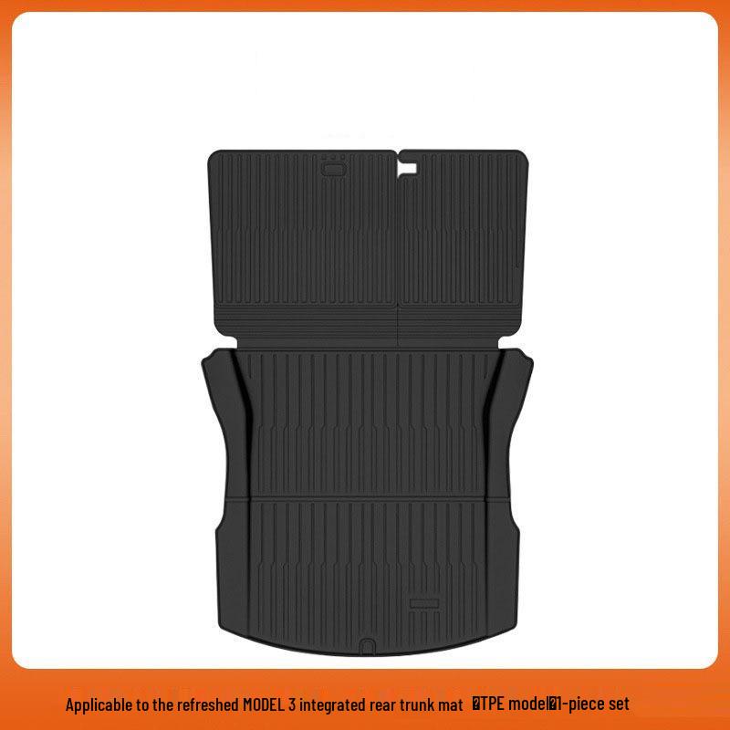 Tesla Model 3/Y Trunk & Backrest Integrated Mat Accessory