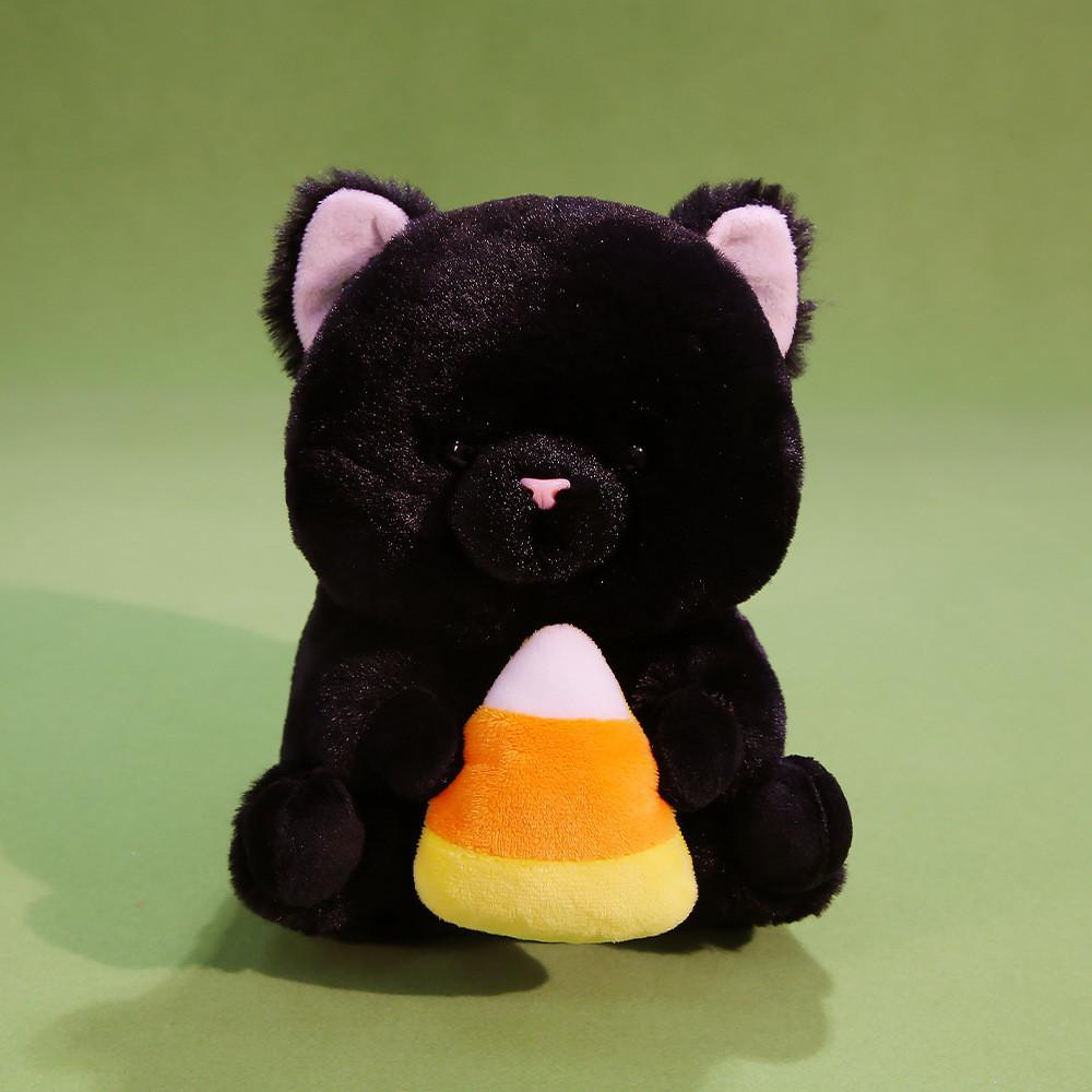 Plush Cat Animal Stuffed Toy With Polyester Fiber Filling For Kids And Collectors