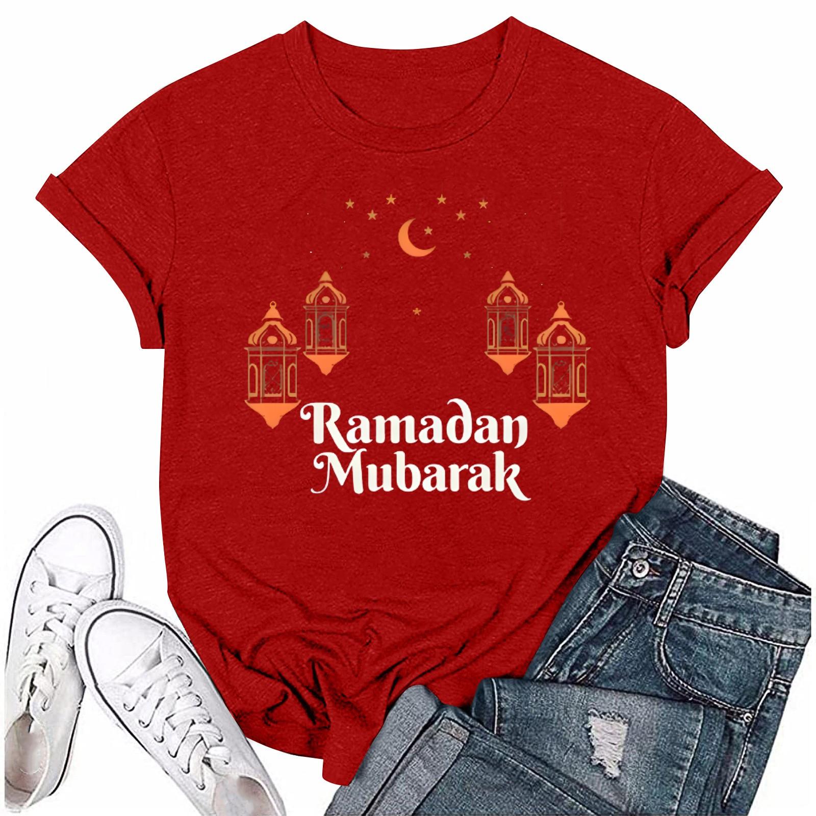 

Жіноча повсякденна вільна футболка з принтом і круглим вирізом, пуловер з короткими рукавами XL кавун червоний колір