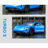 1/36 Porsche Taycan Turbo S Cross Turismo Alloy Sports Car Model Diecast Metal Race Vehicles Car Model Sound Light Kids Toy Gift