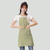 Fashion Simple SmallFresh Stripe Kitchen Antifoul Apron Pinafore Woman Cooking Accessories Cafe Restaurant Flower Shop Overalls