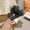 Square Toe Bow Casual Non-Slip Flat Sandals - Women's Comfortable Summer Flip Flops