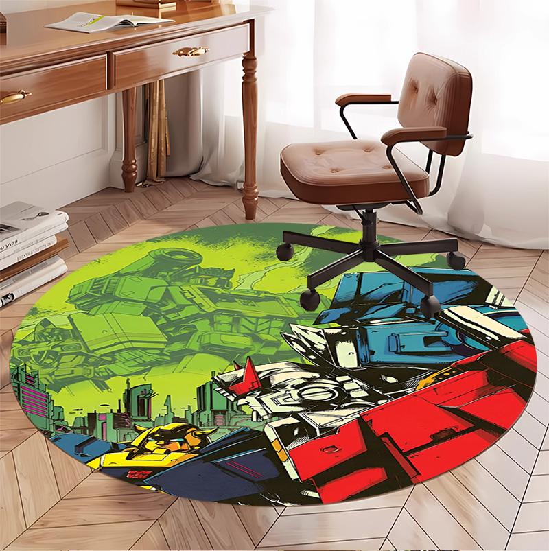 American science Pattern Round Rug, Indoor/Outdoor Mat, for Picnic, Gameroom, Bedroom, Office, Living Room, Home Decor Carpet, Birthday Gift