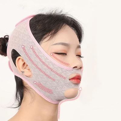 Adjustable Face Slimming Bandage V-Line Jaw Contour Lift Firm Device Reusable Double Chin Reducer Strap for Anti-Sagging Skin