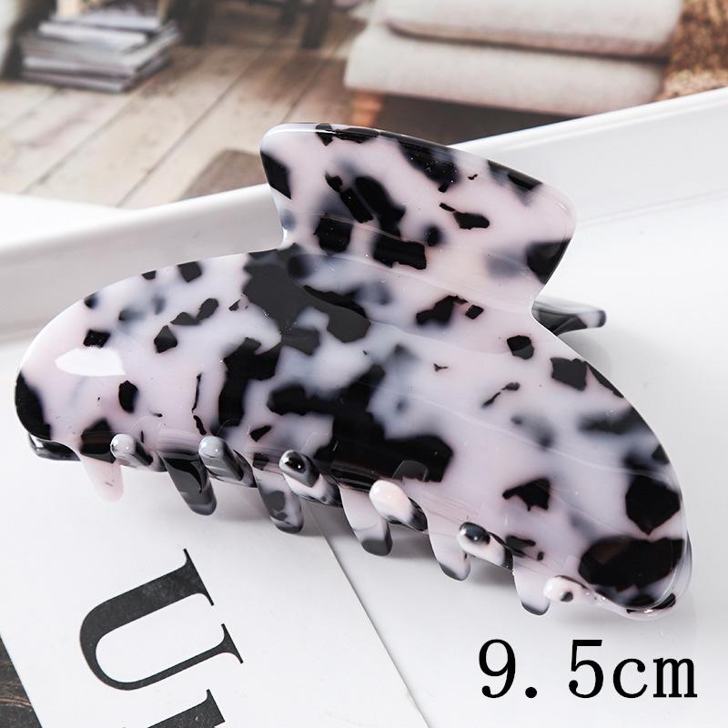Yuanbao Cloud Pattern Hair Claw Clip – European & American Style Acetate Hair Accessory