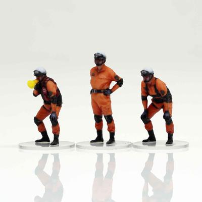 Figreal 1/64 Firefighter 003 3-piece Set