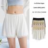 Ice Silk Women's Safety Shorts - Summer Thin, Loose Fit, Anti-Exposure, No Roll Hem, Seamless, 2026 Style