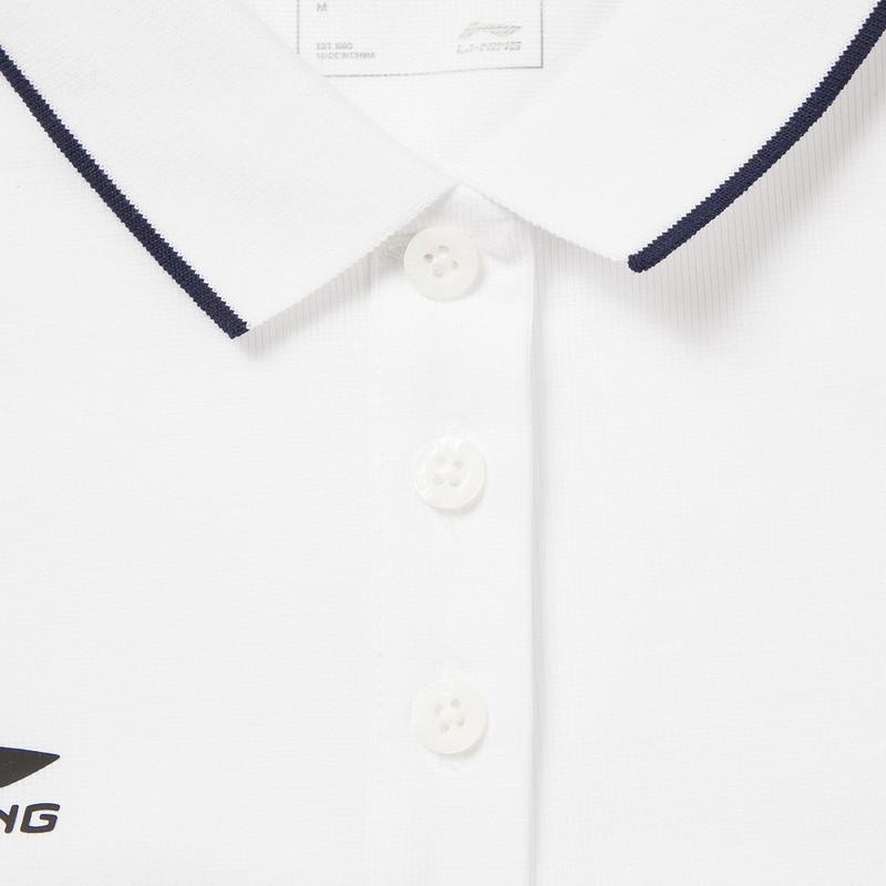 Li Ning Comfortable Breathable Polo Shirt Women tops White APLW476-1