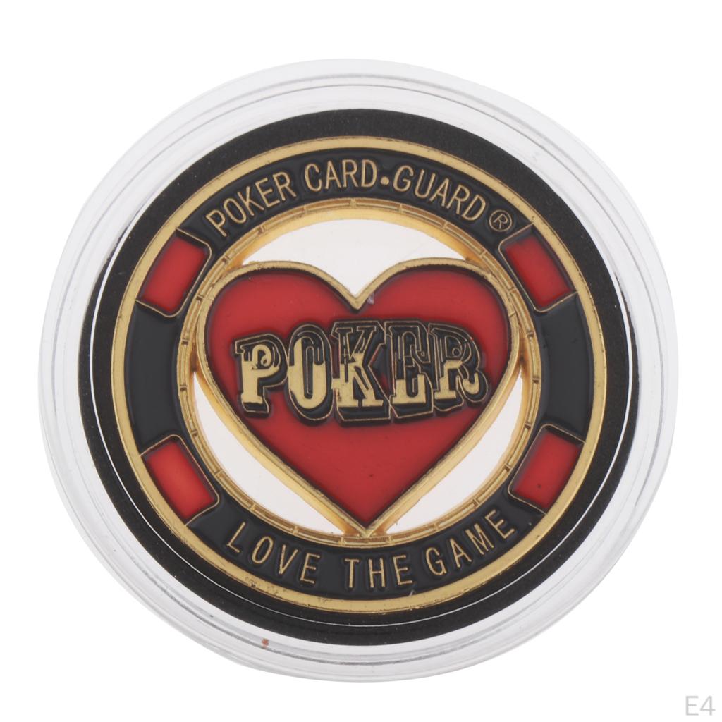 Hand Protector Metal Coin Poker Chip Card Guard Casino Accs A