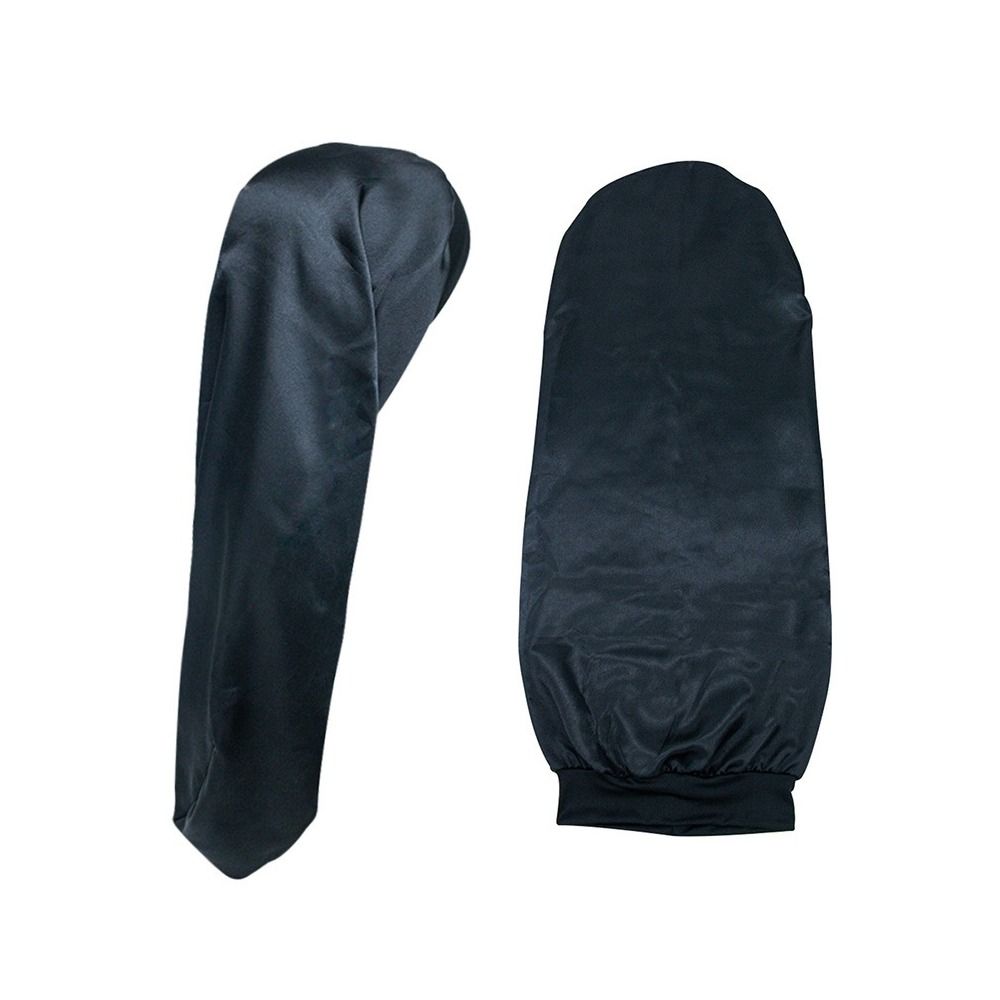 With Head Tie Band Long Sleep Cap Edge Wrap Head Wrap Scarf Beanie  for Curly Braid Hair