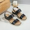 Sandals for Women 2026 Summer New Buckle Casual Women's Sandals for Beach and Beach Comfort Sloping Heel Sandal Platform Heels