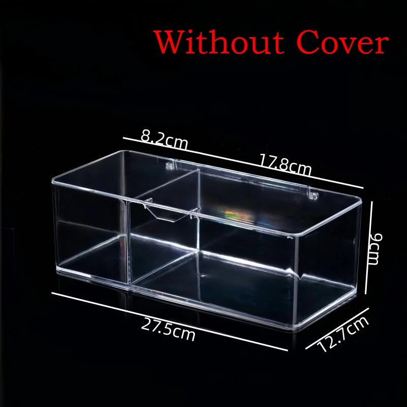 1-10Pcs Transparent Badge Acrylic Storage Box/Rack Dust Protection Storage Box Peripheral Badge Storage Collection Protection