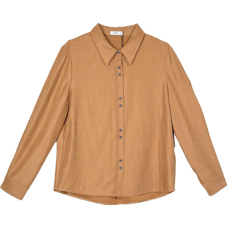 Betu Women s 2025 Winter Embroidered Long-Sleeve Shirt L