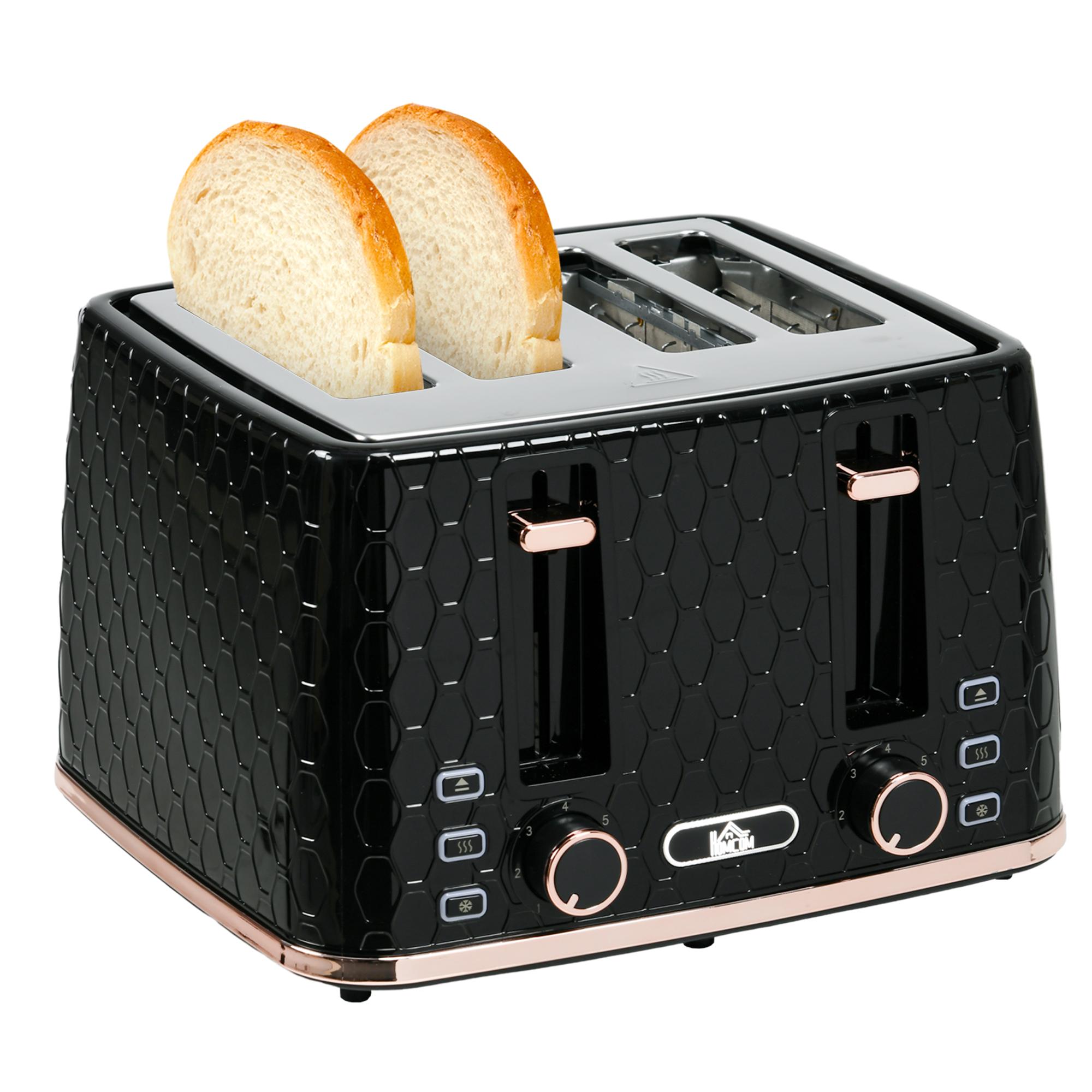 4-Slice Toaster with 7 Browning Levels