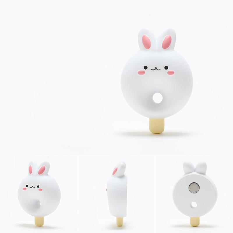 Rabbit Magnetic Refrigerator Magnet Creative Diy Refrigerator Sticker Decoration Resin Sticker Po Wall Gift Toy