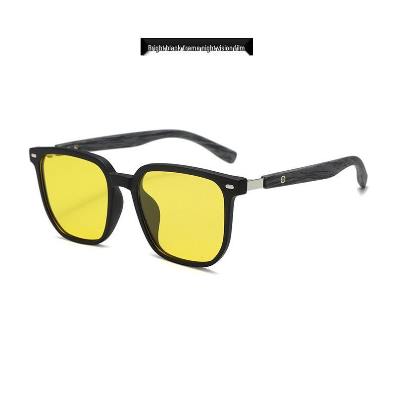 Avocado Green Polarized Women s Sunglasses with TR Frame & Wood Grain Legs - High-End Feel 2024
