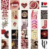 50 Creative Women Posters Stickers: Y2K Style for DIY Journals & Phone Decals