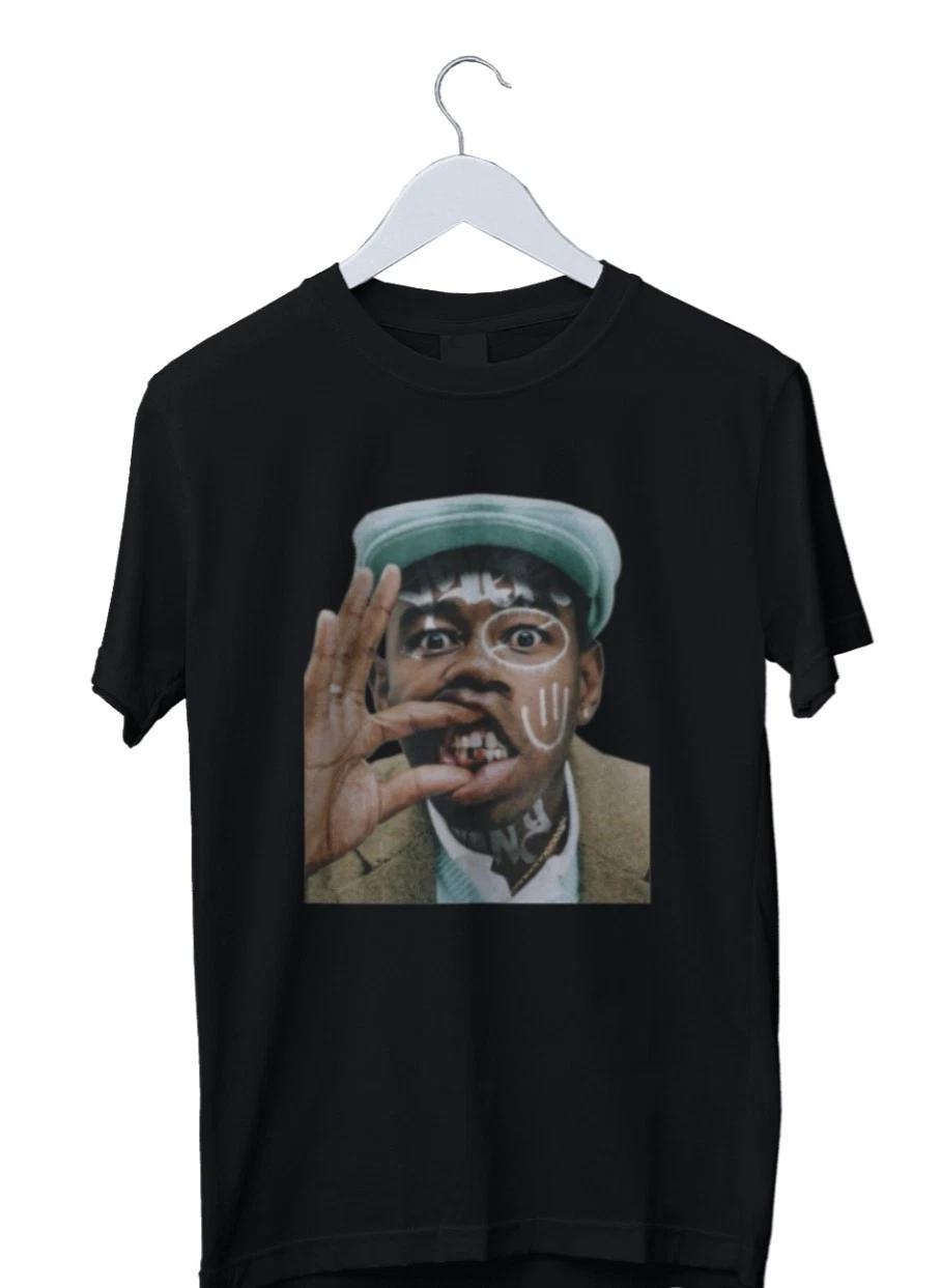 Men s Retro Graphic Tyler The Creator Retro Style Graphic T-Shirt M... L