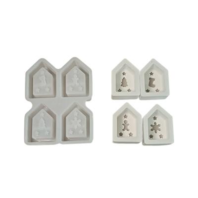 Reusable House Silicone Mold Suitable for Handmade Decorations Candle Soap Crafting Nonstick Design Food Safe Texture