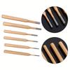 6pcs Cylindrical Punch Chisel 3mm 4mm 5mm 6mm 7mm 8mm Cylinder Punch Set Pin Punch Center CR-MN Steel Hand Tools Accessories