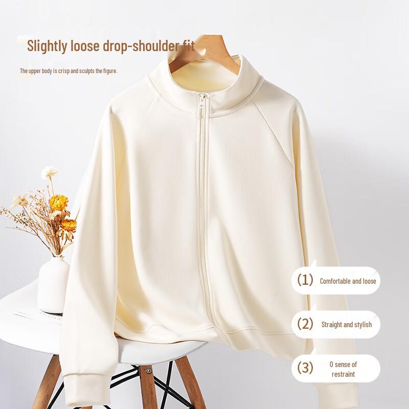 JEANSWEST CLUB Women's Casual Hooded Zip-Up Sweatshirt