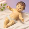 1 Stück Heilige Baby Statue Hochwertige Harzhandwerkskunst Religiöse Wohnkultur für Regal Tisch Kirche Bürofläche