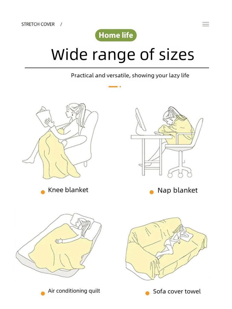 Chenille Waterproof Non-Slip Universal Sofa Cover - Anti-Scratch, Dustproof, All-Season Protector