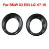 Unpainted Black Fog Light Cover Trim For For BMW X3 E83 LCI 2007 2010 Front Left Right Part # 51113423789 51113423790
