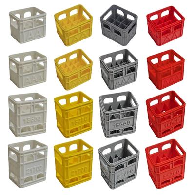 3D-gedruckter Batterie-Organizer, stapelbar für 2A 3A 18650 Batterien, mit großer Speicherkapazität, Batteriebox