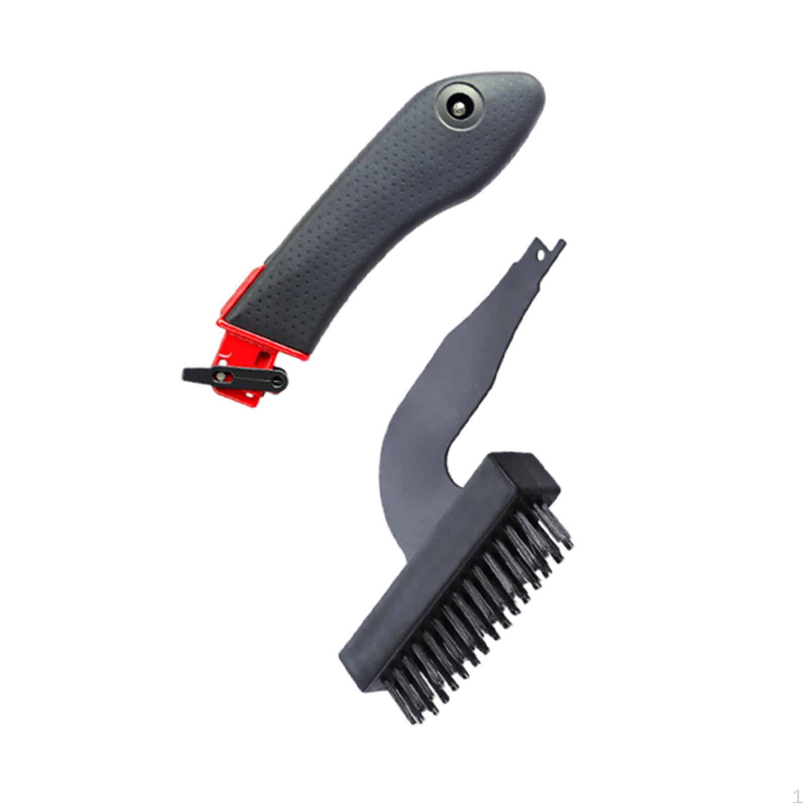 

Reciprocating Handsaw Handle Replace Part Professional Wear Resistant Comfort Grip Sawing Adapter Handle w Steel Brush