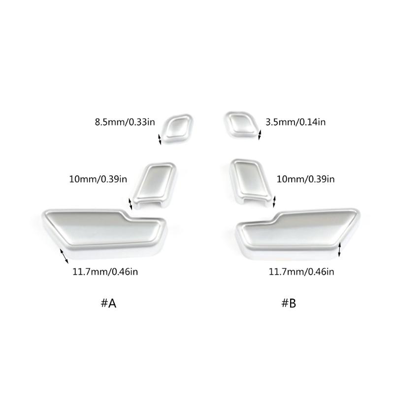 Compatible-for E-Class W204 W205 W212 W218 X204 X166 GLK ML X156 C117 Car Seat Adjust Memory Unlock Button Cover Sticker