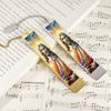 Exquisite Flower Star Sky Metal Bookmark Stainless Steel Jesus Bookmark Reading Accessory Study Stationery Valentine's Day Gifts