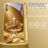 Inel Coroană Aurie Scrisoare Pentru iPhone Air 16E 15 PRO 14 13 Plus 12 mini 11 17 Pro Max XR 16 17ProMax 17Pro Carcasă Telefon Aurie din Sticlă