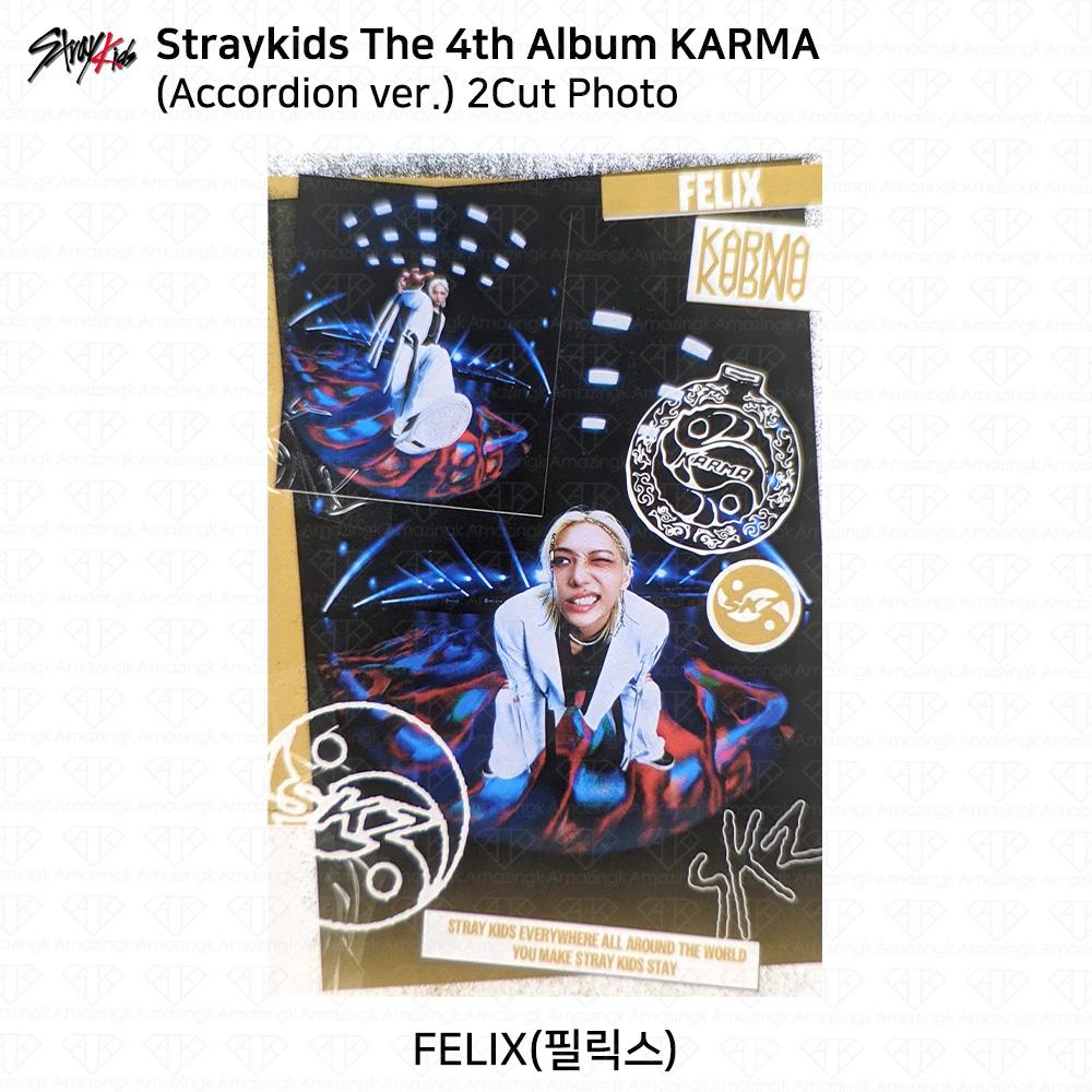 Stray Kids 4. Album Karma wersja Akordeon Oficjalna Fotokarta