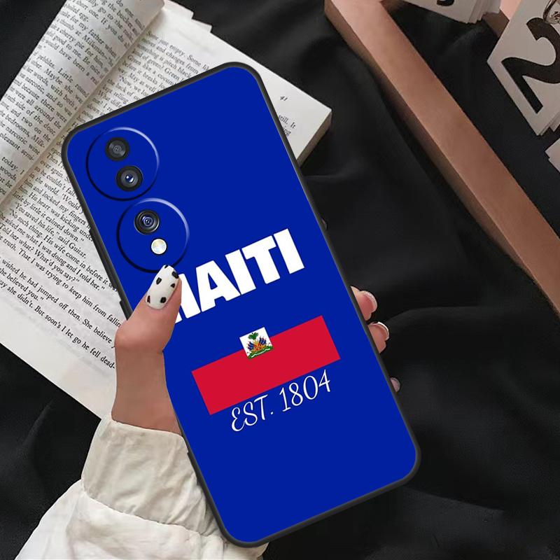 Vintage Haiti Haitian Flag For Honor Magic 7 Lite 6 8 Pro Case For Honor 200 400 50 70 90 X8c X8b X9a X9b X9c X9d Win RT