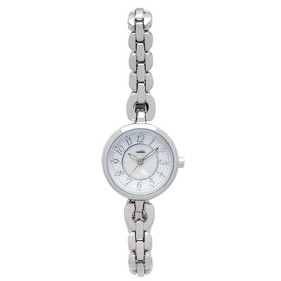Fieldwork (Fieldwork) Analog Women's Watch, Water Resistant (5 ATM), Nebula Metal Band, 8mm Wide, Silver White, WP SWH ST326-1