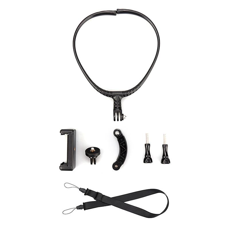 Cycling Collar Neckband Phone Live Streaming Stand Action Camera Neckband Recorder Stand